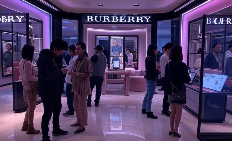 Burberry e IA: diseño personalizado y experiencias inmersivas