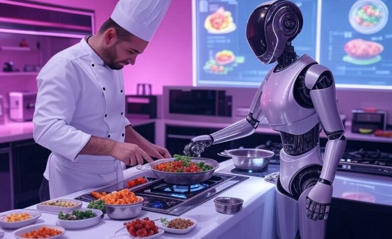 IA en la gastronomía: robots chefs, personalización y un futuro de cocina