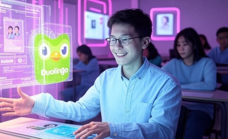 Aprendizaje Personalizado con Duolingo y Khan Academy con ayuda de IA 
