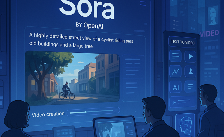 Sora de OpenAI Crea Videos Realistas con Solo Texto y Transforma la Producción Audiovisual