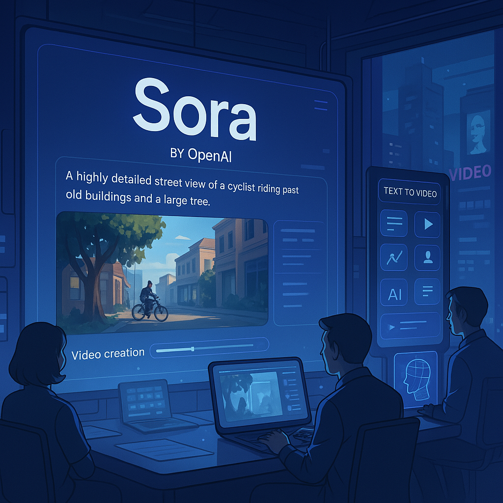 Sora de OpenAI Crea Videos Realistas con Solo Texto y Transforma la Producción Audiovisual