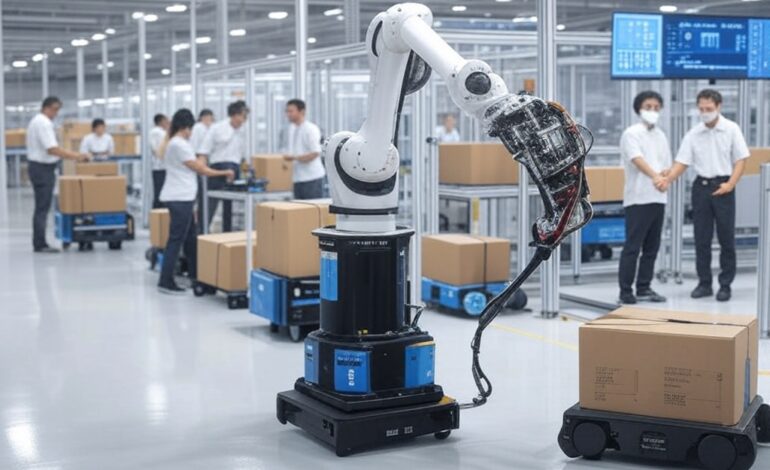 RoboAI: Automatizando la Manufactura y la Logística con Robots Inteligentes