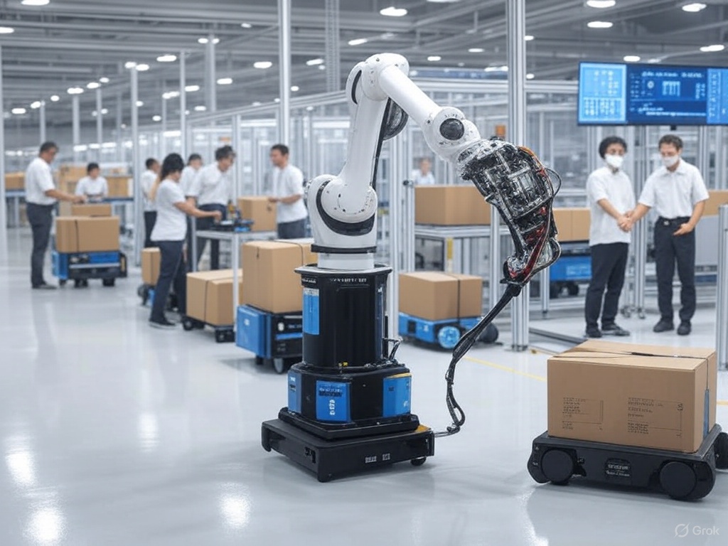 RoboAI: Automatizando la Manufactura y la Logística con Robots Inteligentes