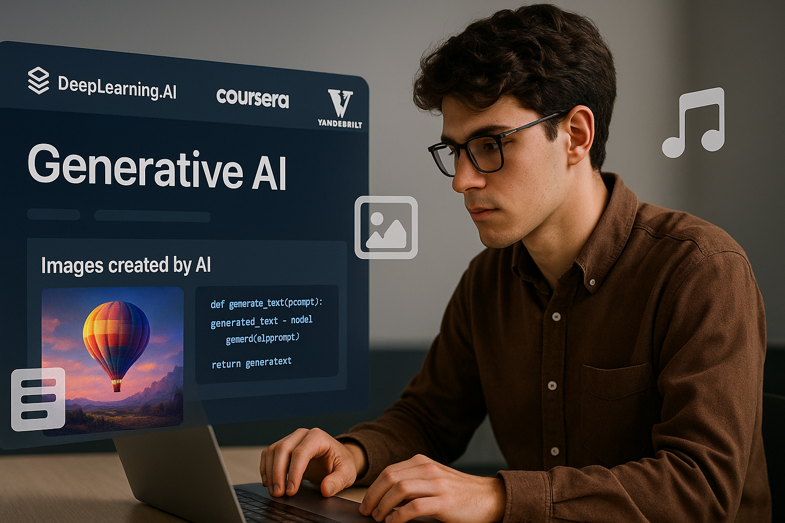 DeepLearning.AI y la Universidad de Vanderbilt Lanzan una Nueva Especialización en IA Generativa en Coursera