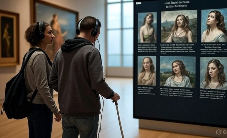 La Inteligencia Artificial Describe el Arte con Detalles Vívidos para Visitantes con Discapacidad Visual
