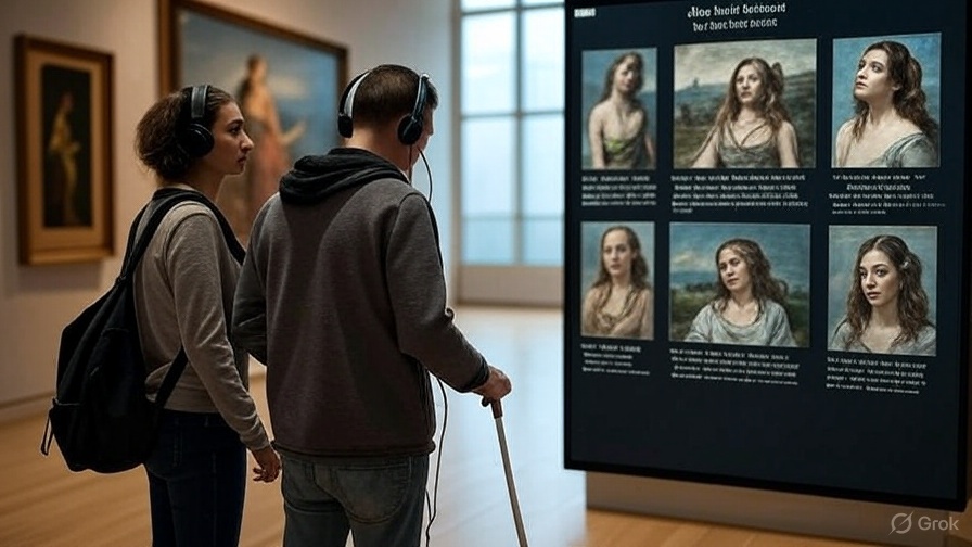 La Inteligencia Artificial Describe el Arte con Detalles Vívidos para Visitantes con Discapacidad Visual