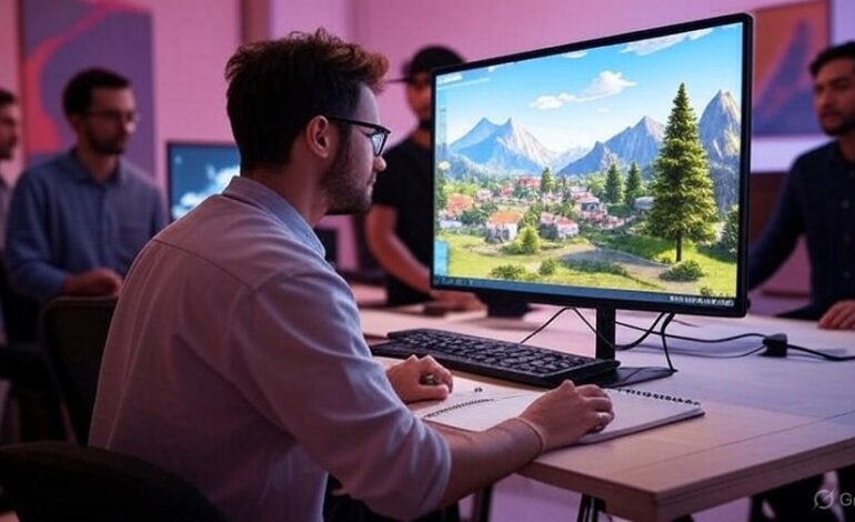 La IA Generativa Revoluciona el Diseño de Videojuegos: Creando Mundos y Personajes en Minutos