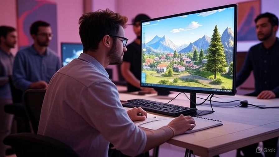 La IA Generativa Revoluciona el Diseño de Videojuegos: Creando Mundos y Personajes en Minutos