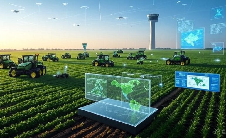 John Deere Revoluciona la Agricultura con IA: Tractores Autónomos y Cosechas Inteligentes