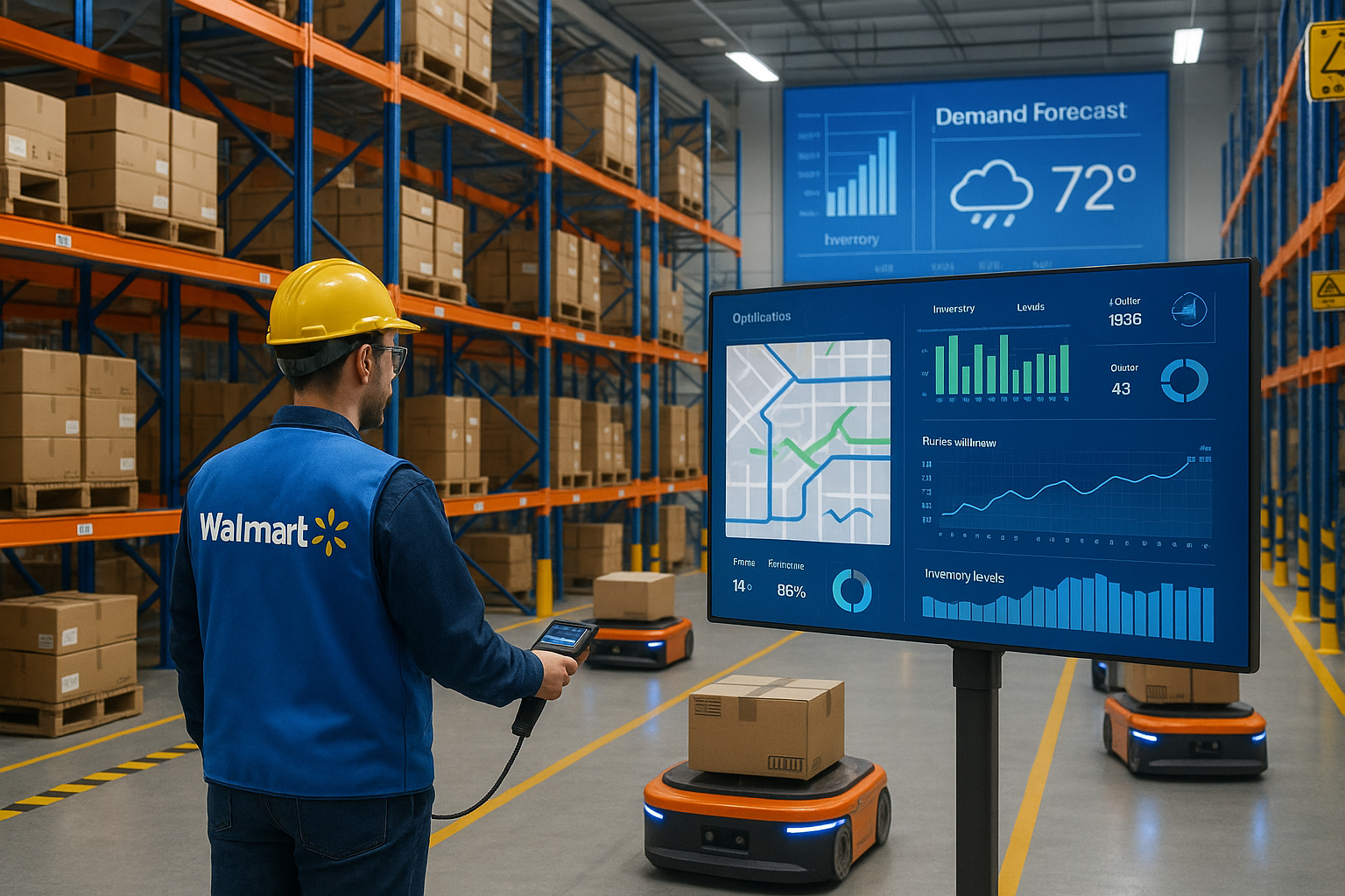 Walmart Transforma el Retail con IA: De Tiendas Autónomas a Cadenas de Suministro Predictivas
