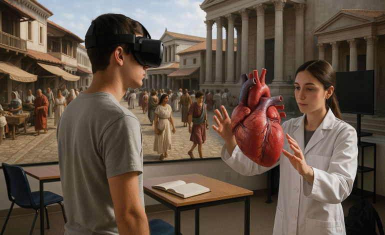 El Metaverso como Aula: IA Transforma la Educación Inmersiva