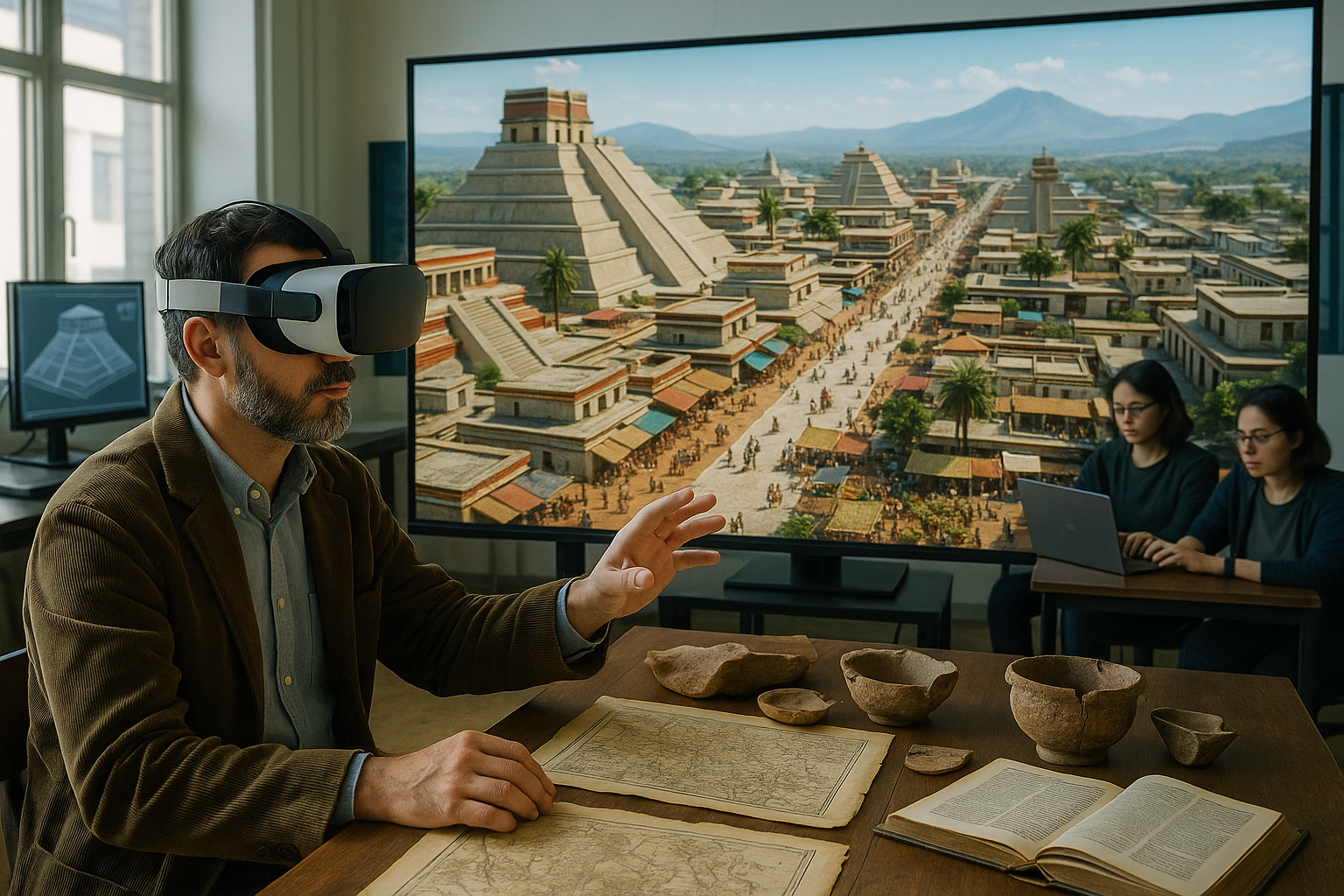 Viajes Mentales al Pasado: La IA que Recrea Ciudades Antiguas en 3D
