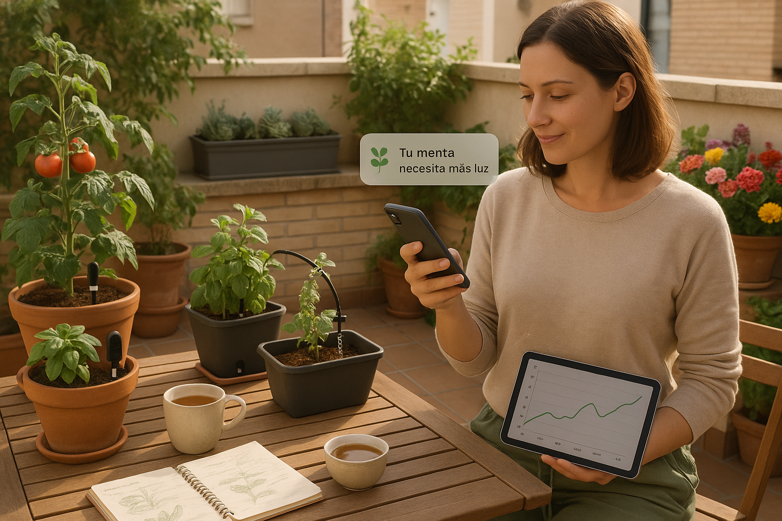 Tu Jardín Inteligente: La IA que Optimiza el Crecimiento de Plantas en Casa