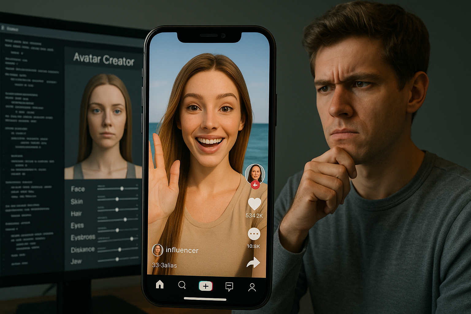 TikTok está lleno de influencers que no existen: la IA ya es viral