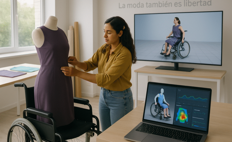 IA inclusiva: diseñadores usan inteligencia artificial para crear ropa adaptada a personas con discapacidad