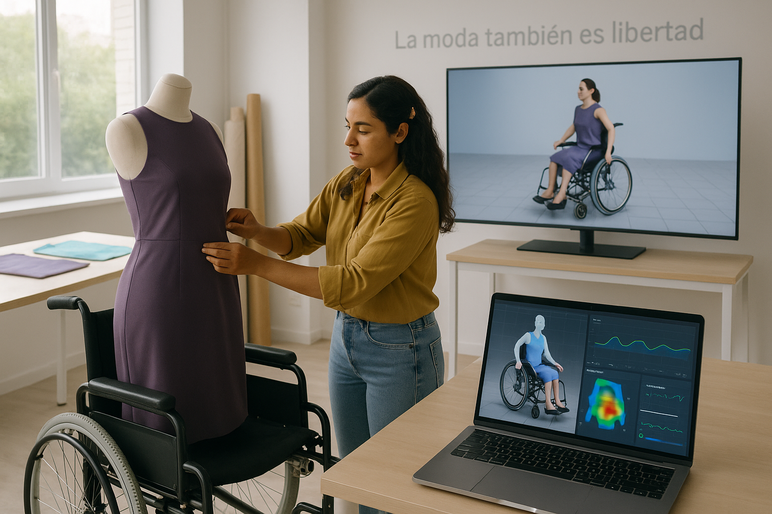 IA inclusiva: diseñadores usan inteligencia artificial para crear ropa adaptada a personas con discapacidad