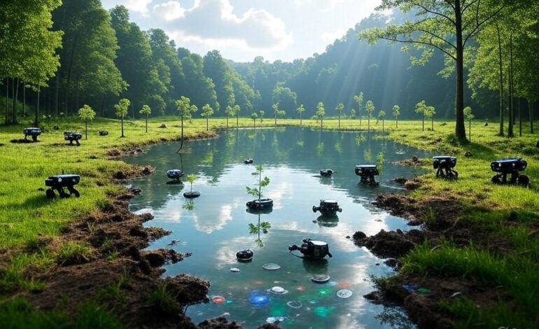 Impulsando la Restauración de Ecosistemas con Robots y IA