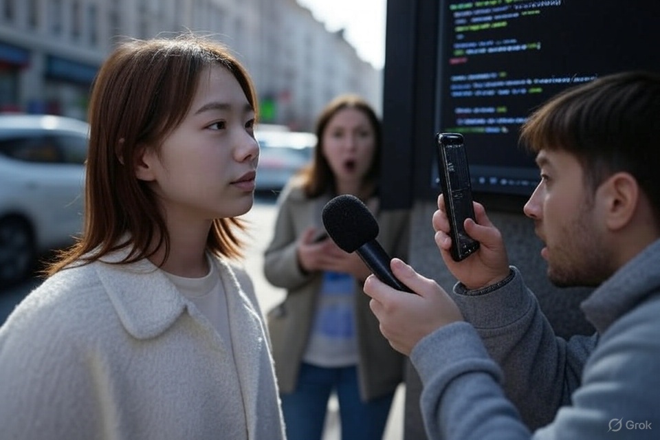 ¿Entrevista callejera o pura ficción? Así engañan los nuevos videos de TikTok generados por IA