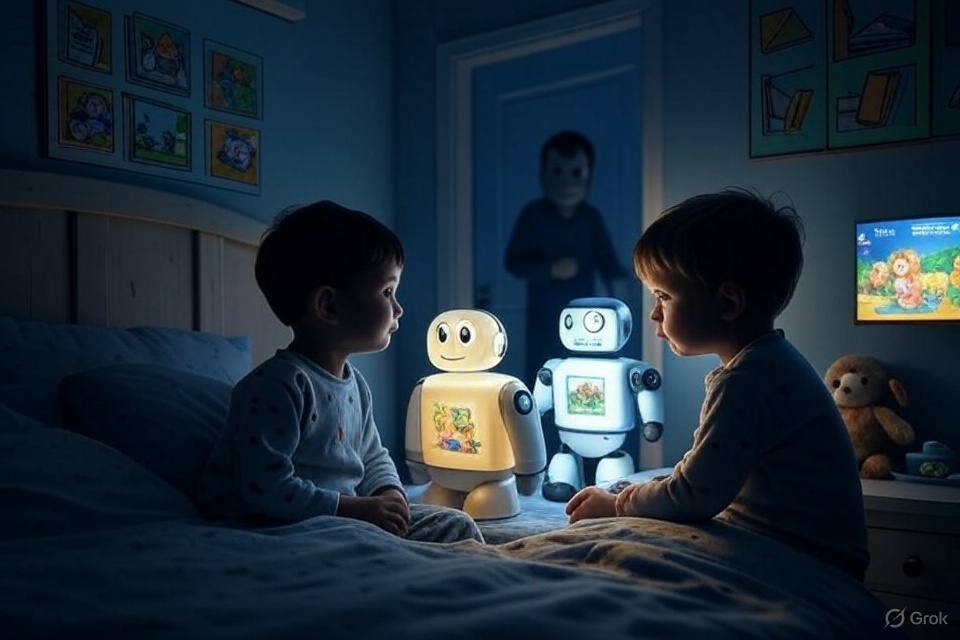 ¿Niñera virtual? Padres usan IA para educar, leer cuentos y hasta regañar a sus hijos
