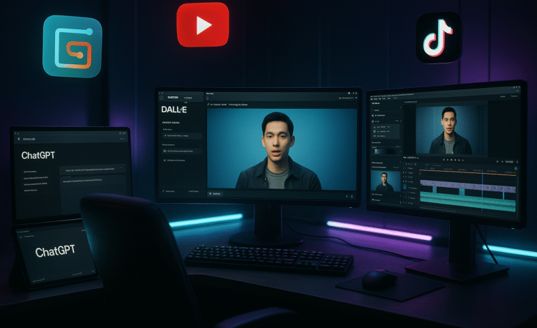 Emprendedores generan contenido educativo en video usando IA sin mostrar su cara. Venden cursos y productos digitales exitosos y alcanzan ingresos anuales de seis cifras.