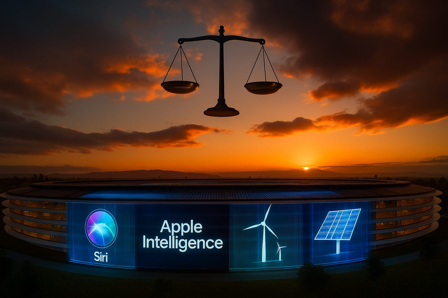 Los objetivos climáticos y de IA de Apple parecen irreconciliables