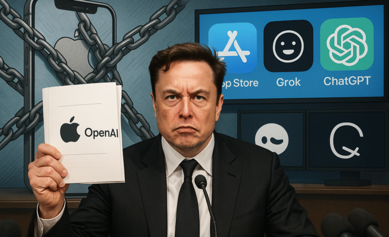 Musk demanda a Apple y OpenAI porque no le gusta el trato a Grok en la App Store