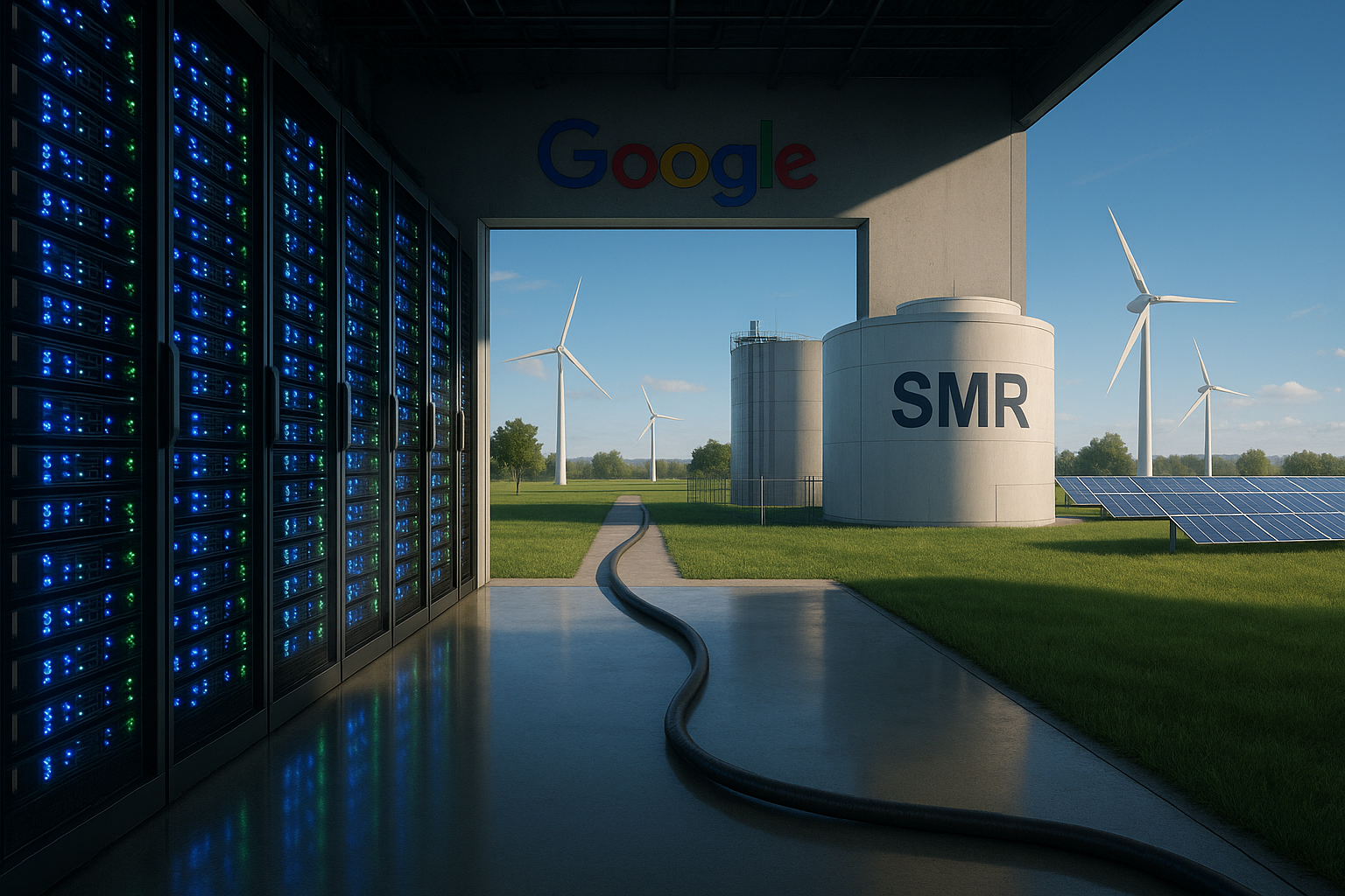 Google apuesta por energía nuclear para enfrentar el consumo eléctrico de la inteligencia artificial