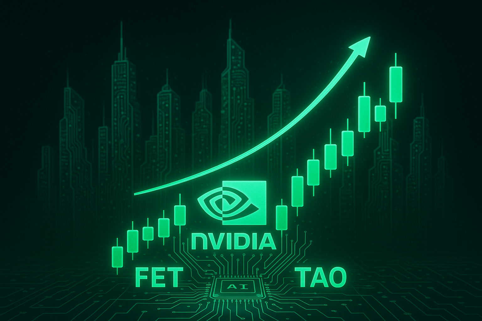 Los tokens de IA lideran el mercado de criptomonedas antes de los resultados financieros de Nvidia; Bitcoin cae por debajo de los $64,000