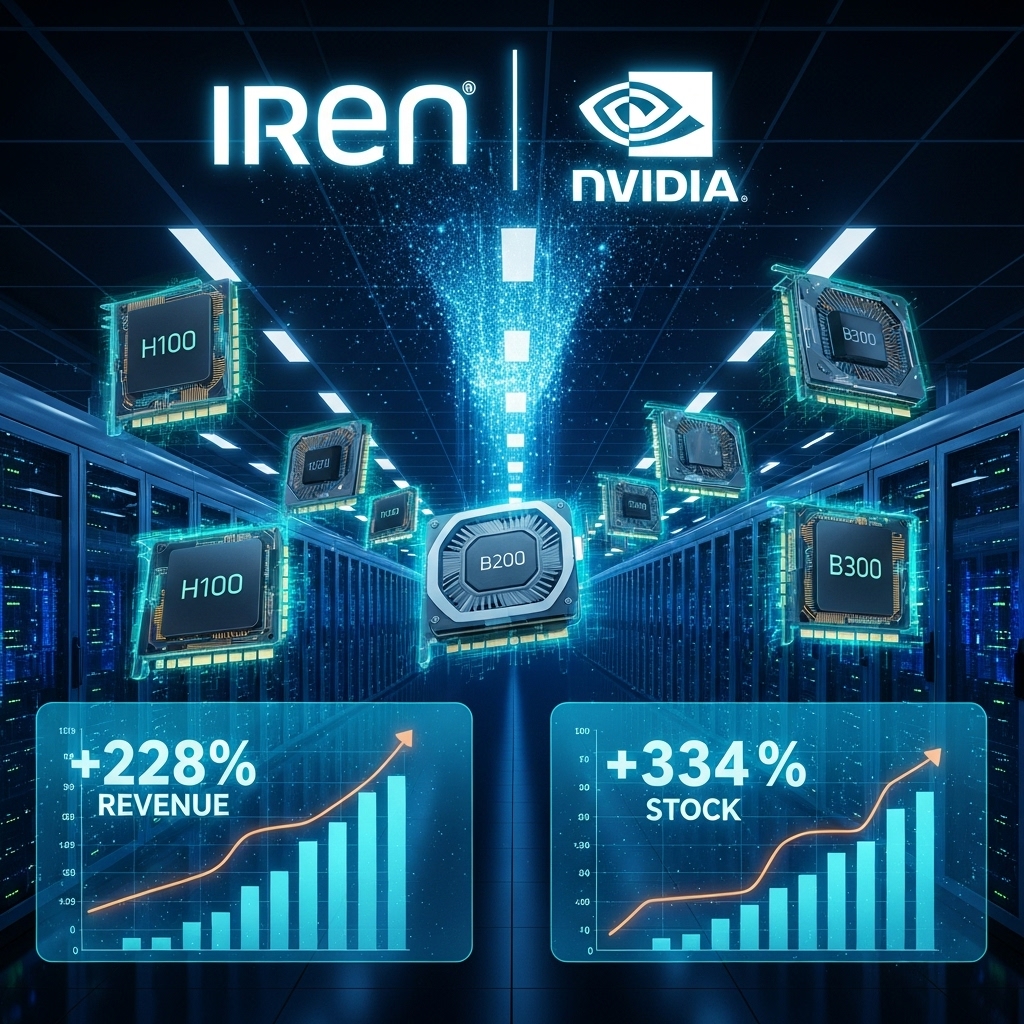 Iren, la minera de Bitcoin, dispara sus acciones 15 % tras expandir su infraestructura con IA como socio preferente de Nvidia