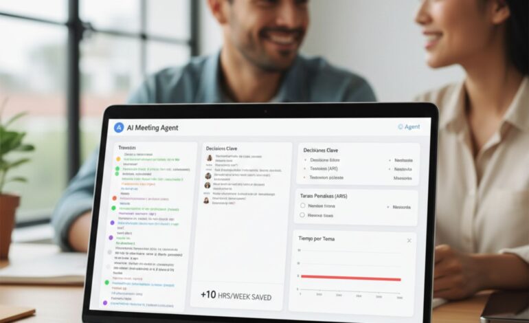 AI Meeting Agents: El fin de las reuniones innecesarias y el rescate de 10 horas semanales por empleado