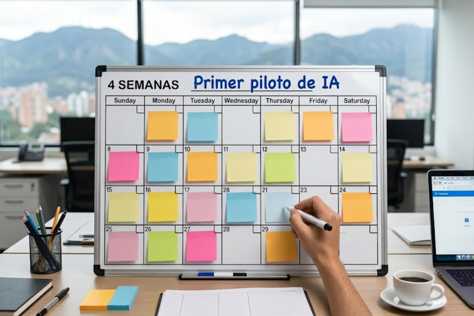 La regla de las 4 semanas: Cómo lanzar tu primer piloto de IA corporativa en 30 días