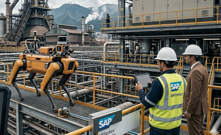SAP y ANYbotics llevan la «IA Física» a la industria pesada