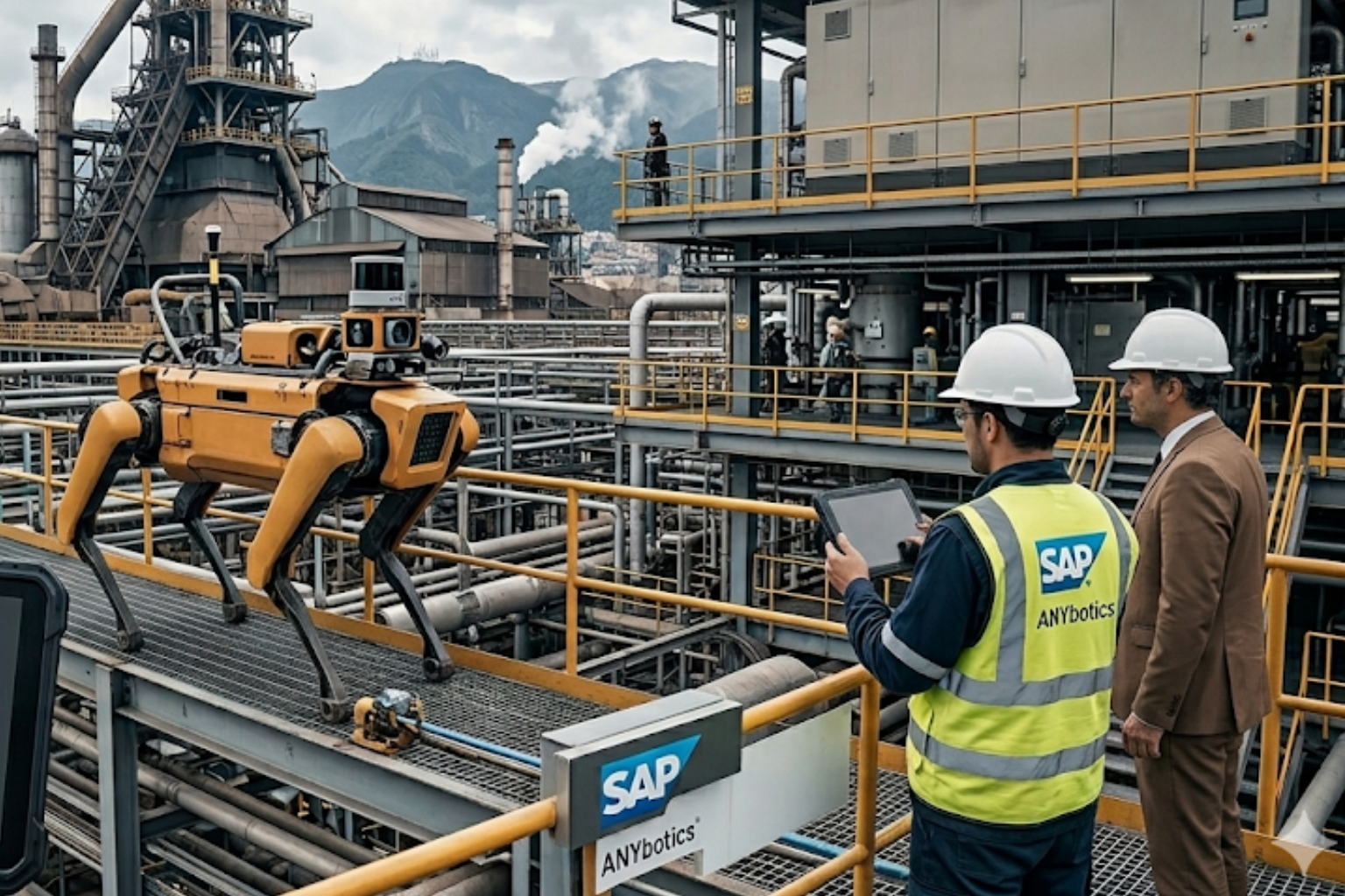 SAP y ANYbotics llevan la «IA Física» a la industria pesada