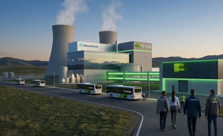 Nvidia y AtkinsRéalis exploran fábricas de inteligencia artificial alimentadas por energía nuclear