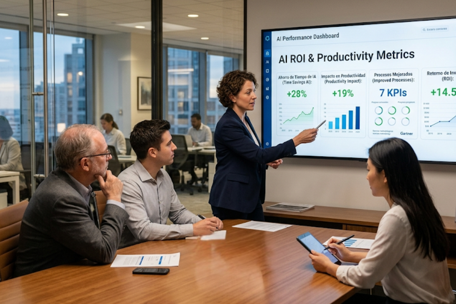 La IA ya es un KPI: las empresas empiezan a medir su impacto real en productividad