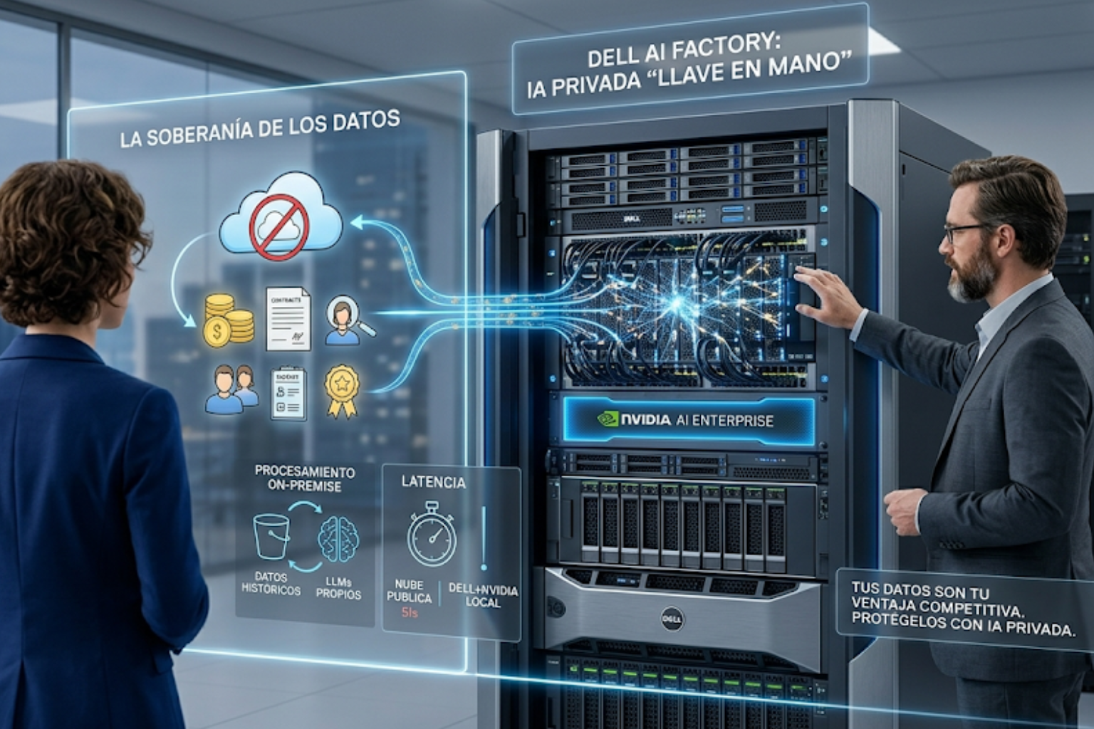 La Soberanía de los Datos: Dell y NVIDIA lanzan la plataforma que saca a la IA de la nube pública