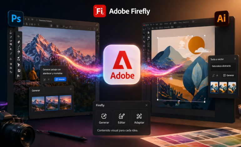 Adiós al trabajo manual: Adobe Firefly convierte a tu equipo en una fábrica de contenido autónoma