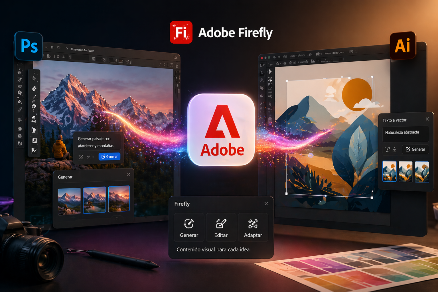 Adiós al trabajo manual: Adobe Firefly convierte a tu equipo en una fábrica de contenido autónoma