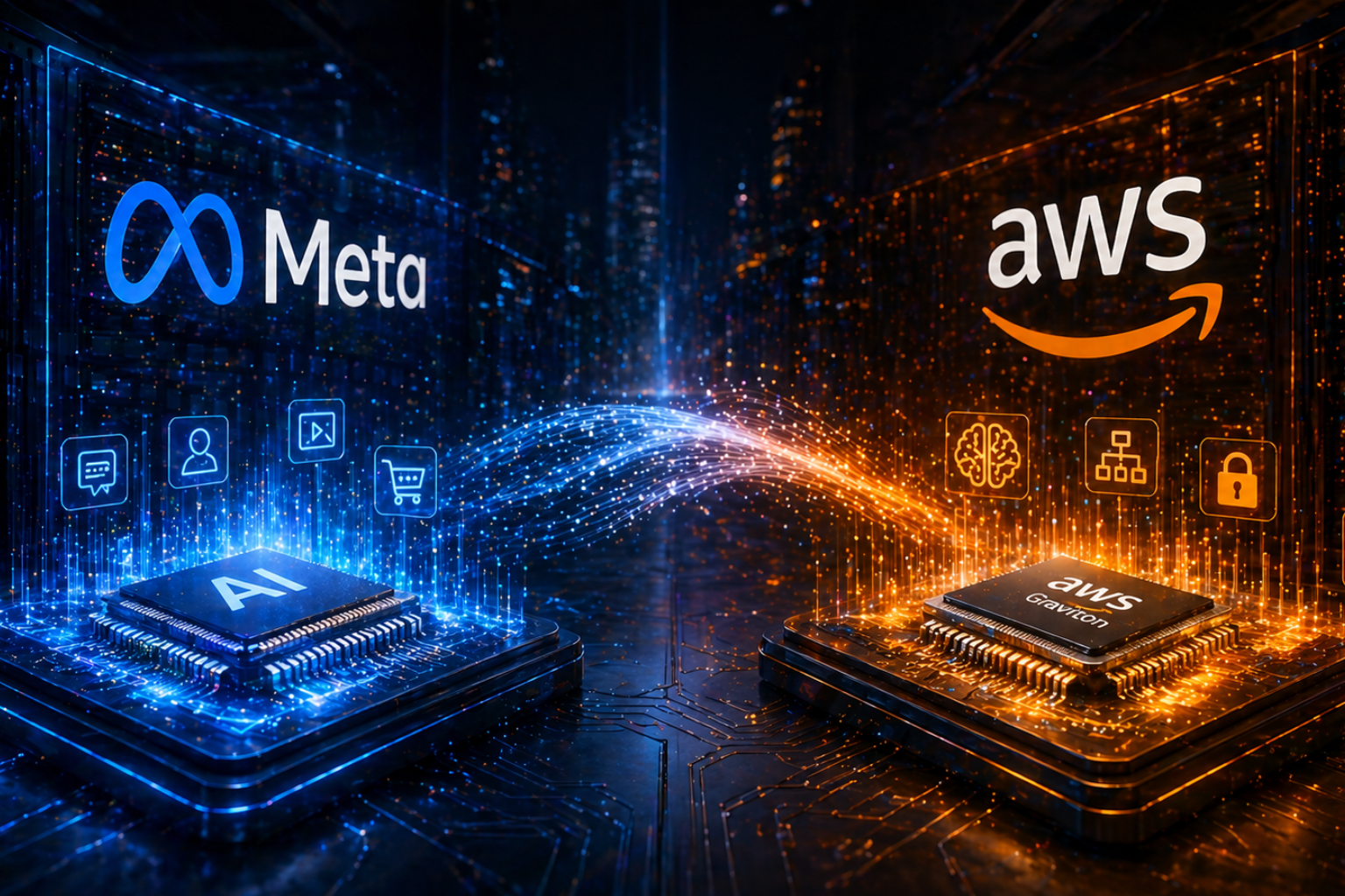 Más allá de las GPUs: Por qué Meta está apostando millones por el silicio de Amazon para sus agentes de IA