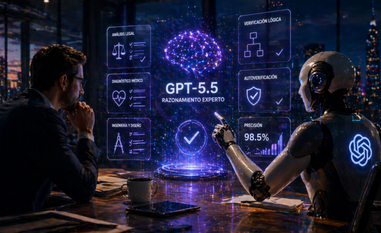 GPT-5.5 entra en escena: El momento en que la IA dejó de ser una herramienta y se convirtió en un colega experto