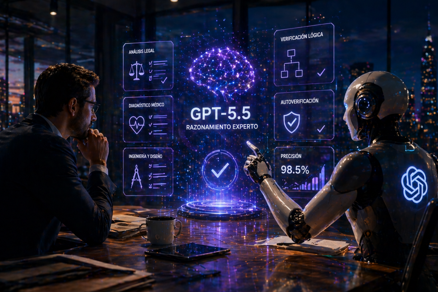 GPT-5.5 entra en escena: El momento en que la IA dejó de ser una herramienta y se convirtió en un colega experto