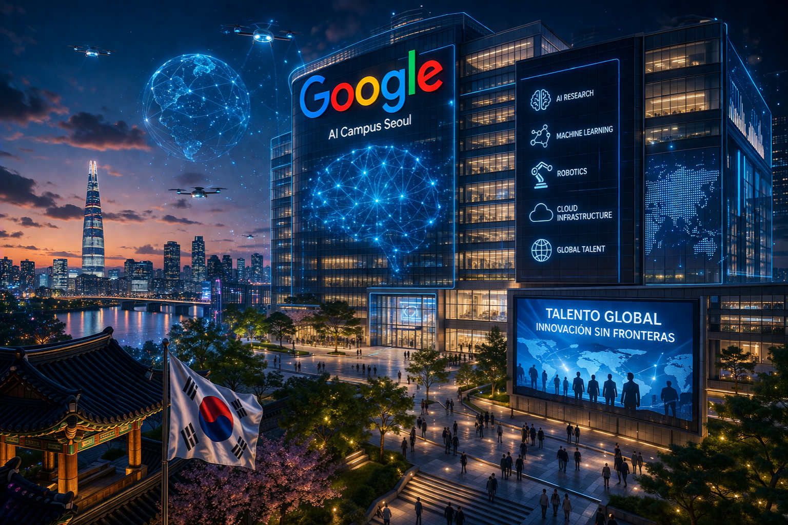 El fin del monopolio de Silicon Valley: Google muda su trinchera de IA a Corea del Sur para acaparar el talento global