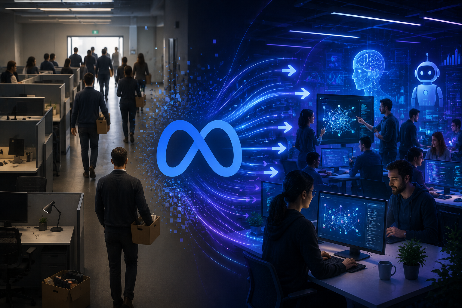 Meta continúa su reestructuración por IA