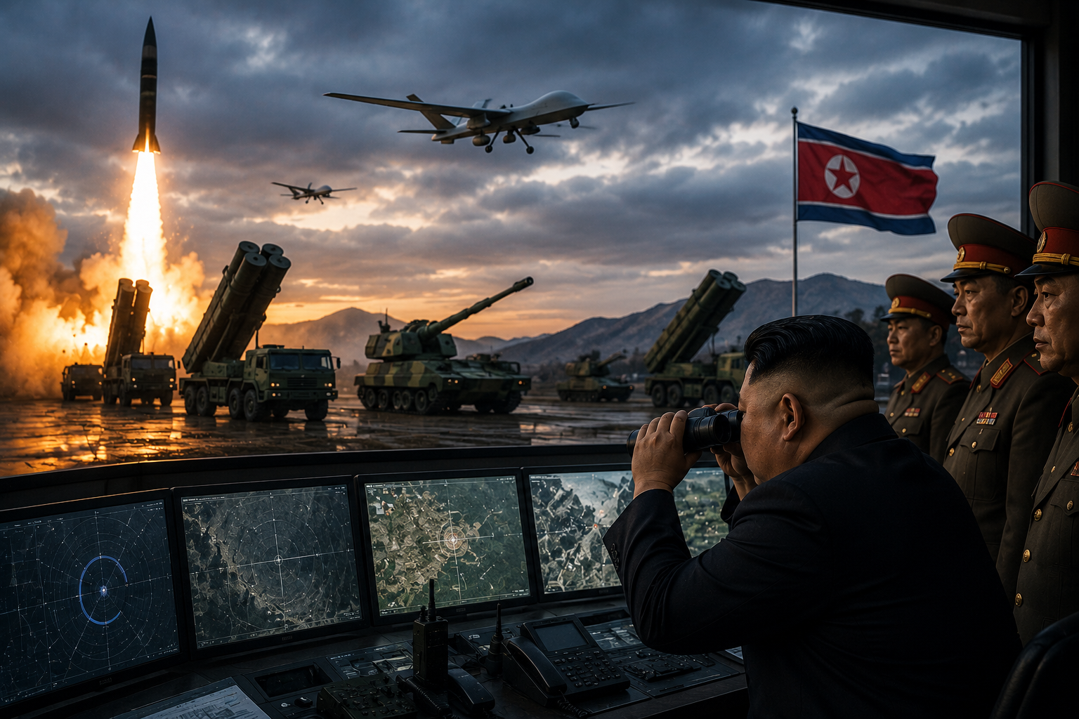 Corea del Norte prueba sistemas militares guiados por IA