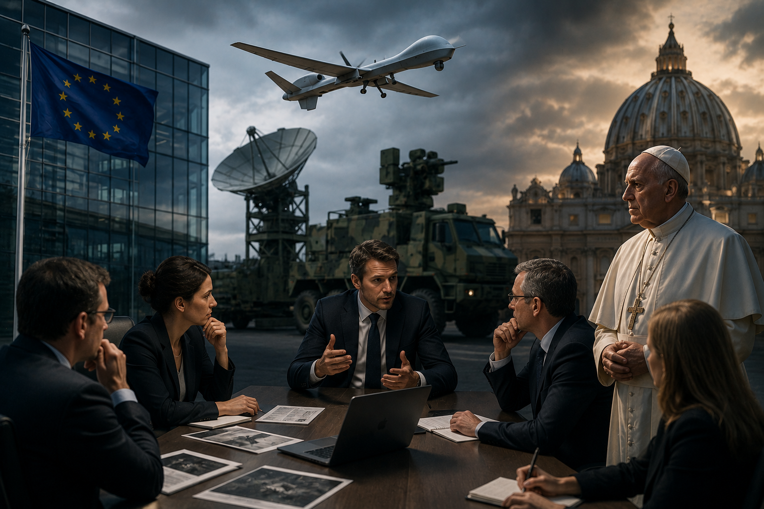 Mistral desafía al Vaticano y defiende la tecnología militar