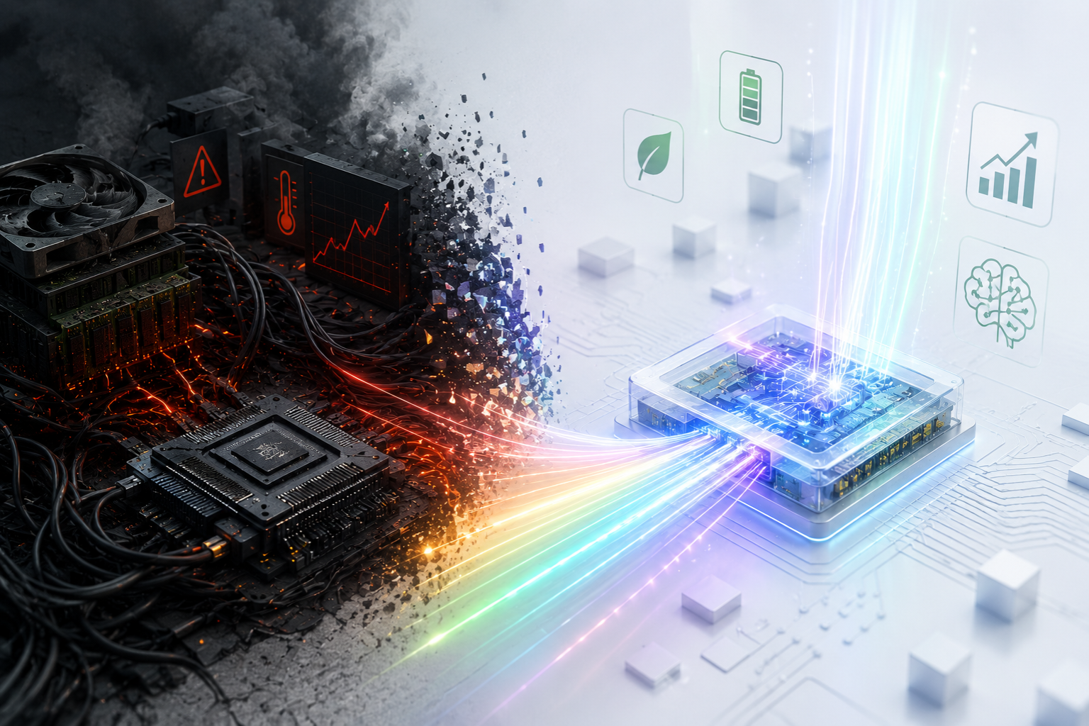 Computación Fotónica: La luz al final del «RAMageddon» y el colapso del hardware tradicional