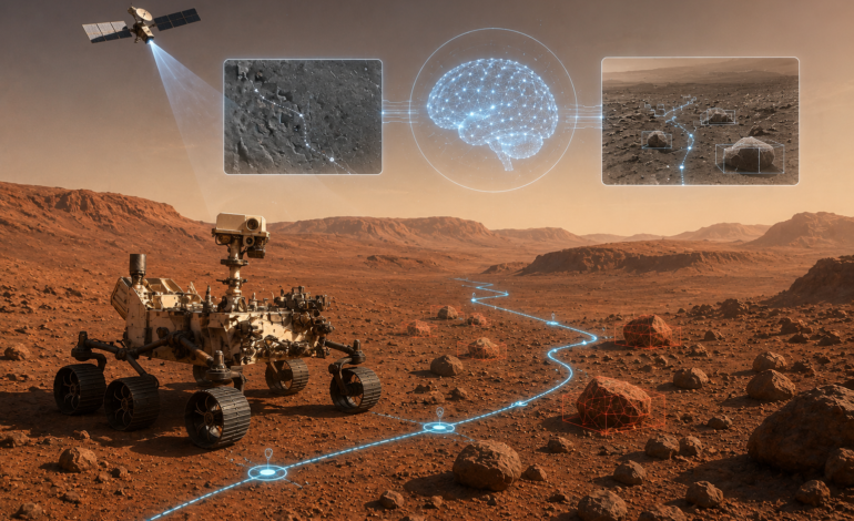Claude manejó el rover de la NASA en Marte: la primera conducción extraterrestre planeada por IA ya ocurrió