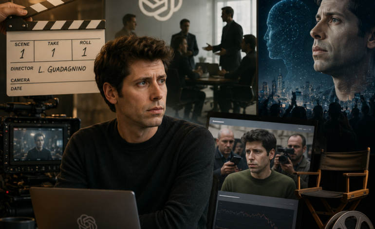 Hollywood ya prepara películas sobre OpenAI y Sam Altman