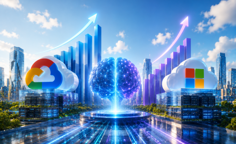 Google Cloud crece 63% y el negocio de IA de Microsoft sube 123%: los números que prueban que la IA ya paga