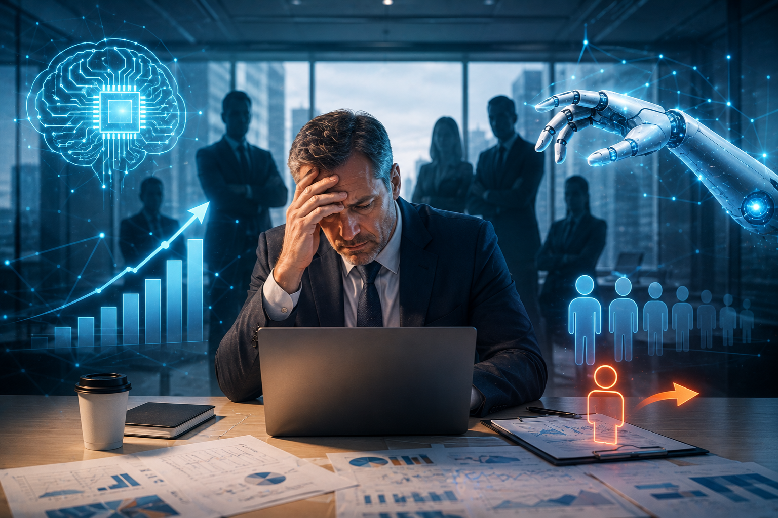 El 81% de los CEOs teme perder su cargo si no muestra resultados de IA: el liderazgo empresarial entró en crisis